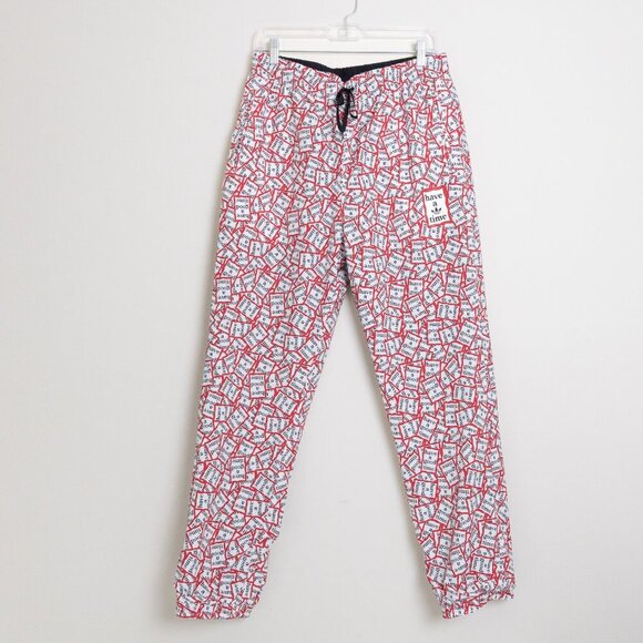 Adidas x Have A Good Time Reversible Track Pants All Over Print Black Red - Picture 4 of 13